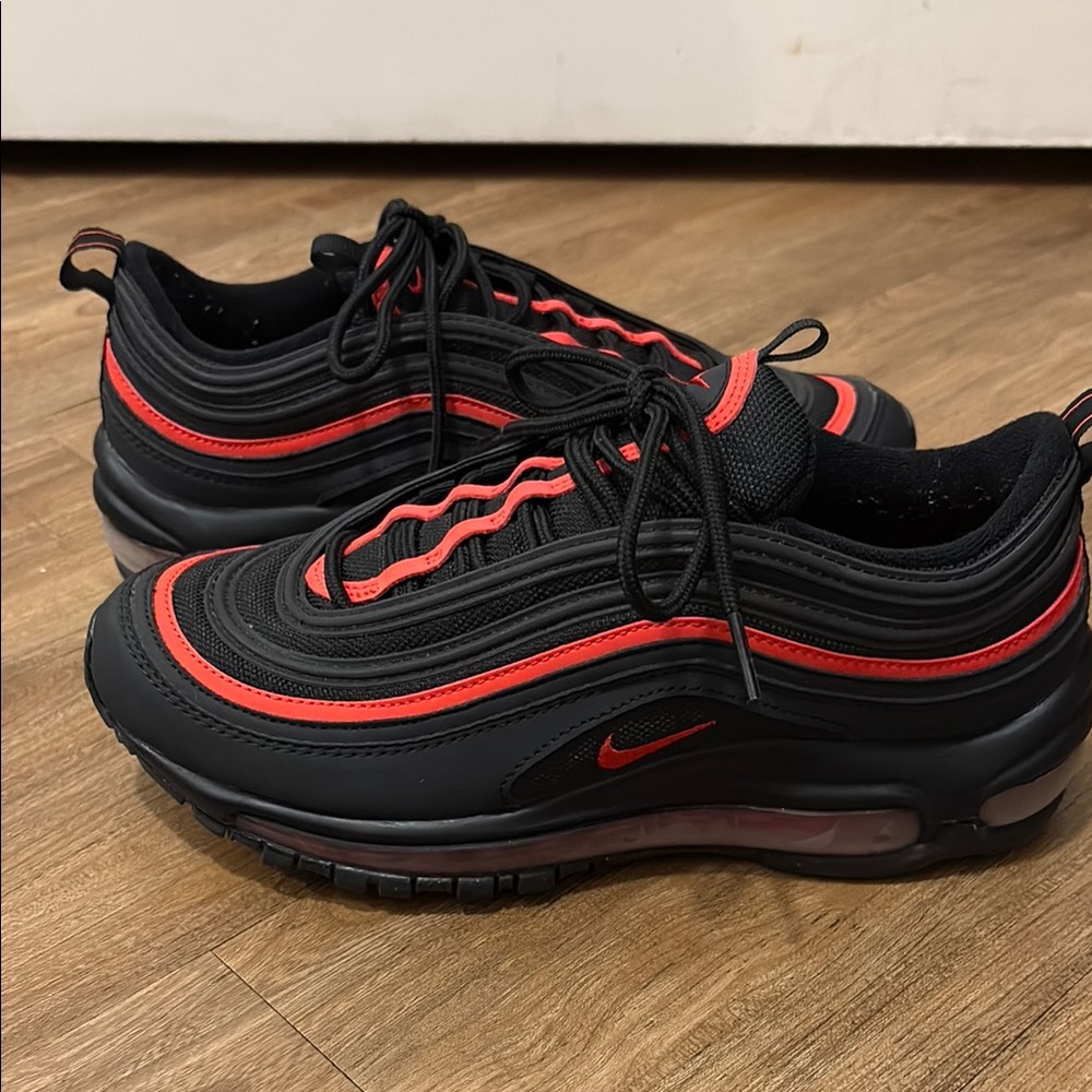 Nike Air Max 97 Black and Red Sneakers